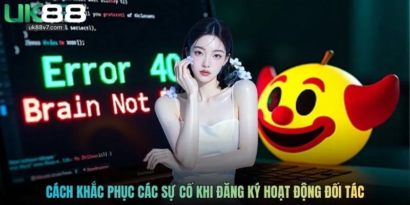 Cách khắc phục các sự cố khi đăng ký hoạt động đối tác
