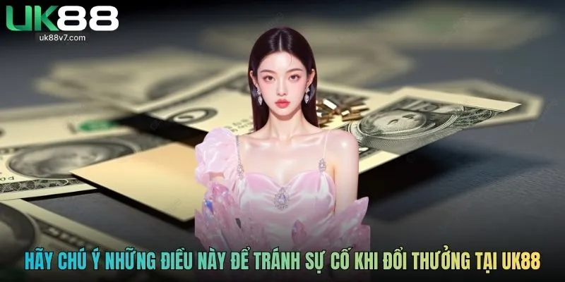 Hãy chú ý những điều này để tránh sự cố khi đổi thưởng tại UK88