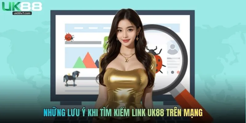 Những lưu ý khi tìm kiếm link UK88 trên mạng